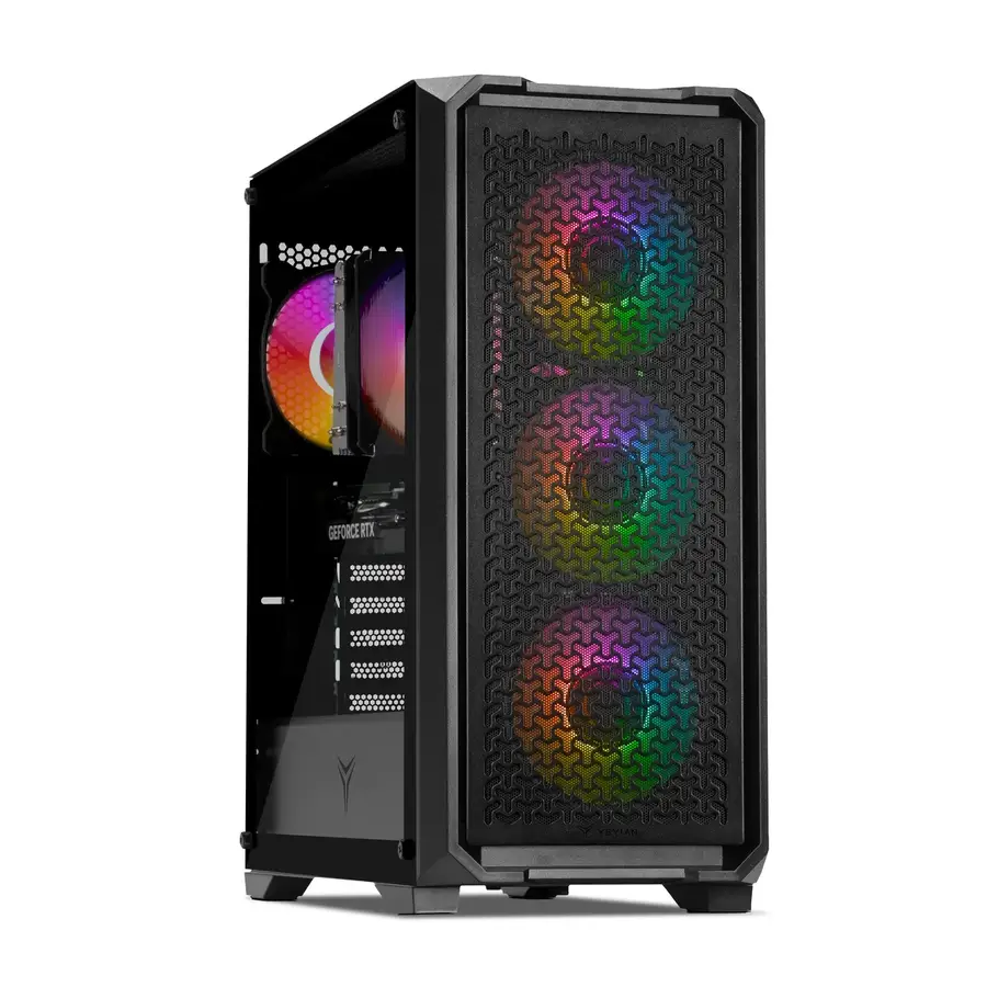 PC GAMER YEYIAN VAULT RYZEN 7 5700 32GB DDR4 RTX 5060 1TB NVMe  WIN 11 DEMO